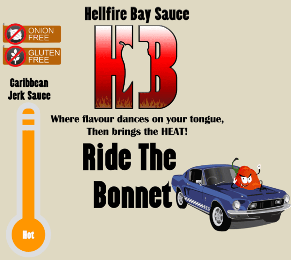Ride the Bonnet label